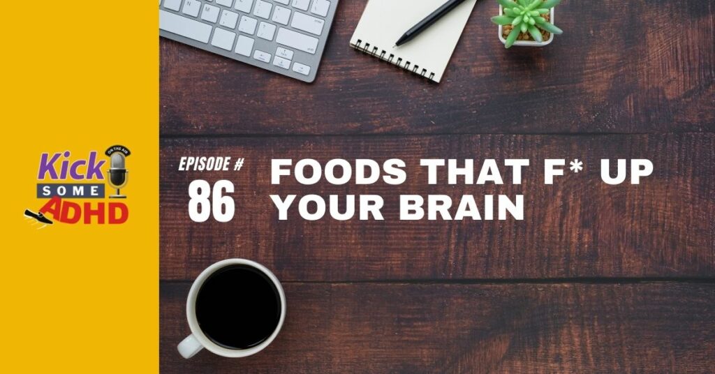 foods bad for brain