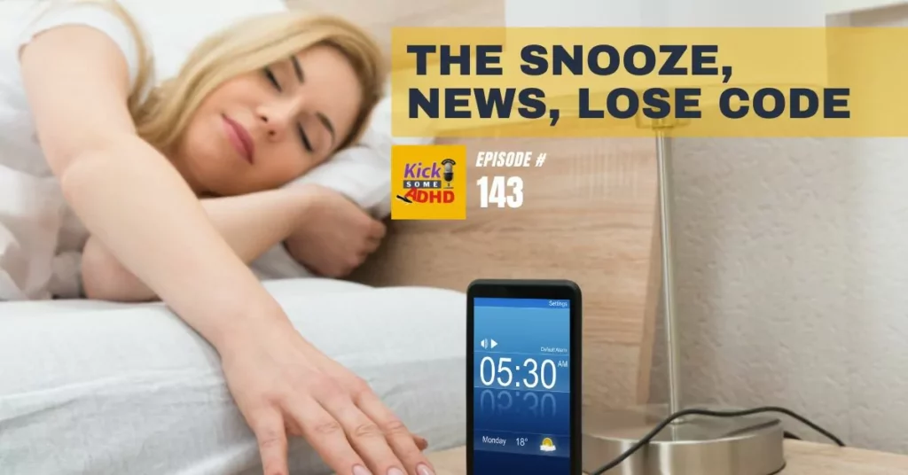 snooze lose news code